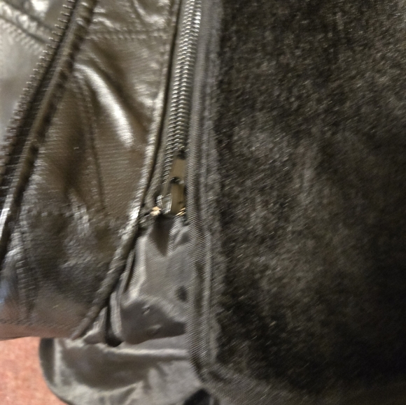 Duke Haband Vintage Leather Jacket With Zip In Warm Lining Size Large - Picture 8 of 9